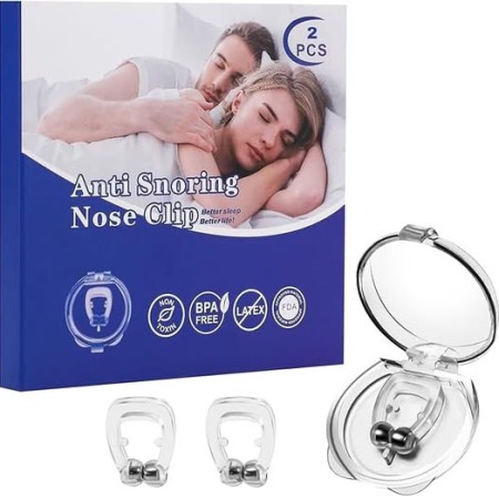 2 Pcs- Anti Snore Nose Clip
