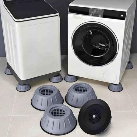 (4 Pcs Set) Anti-Vibration Feet Pads Washing Machine Rubber