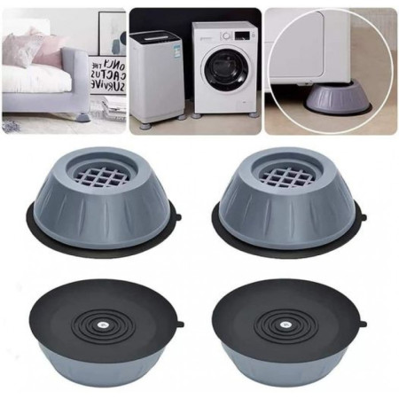 (4 Pcs Set) Anti-Vibration Feet Pads Washing Machine Rubber